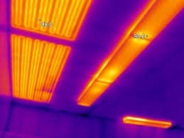 Ecowarm RadiantBoard in the ceiling